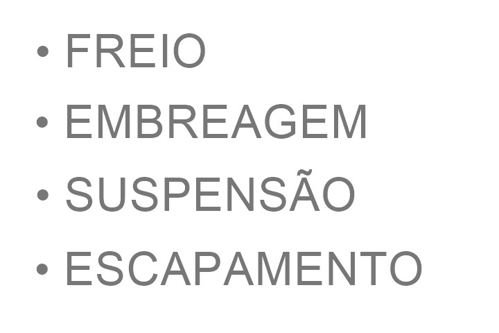 freio embreagem suspensao